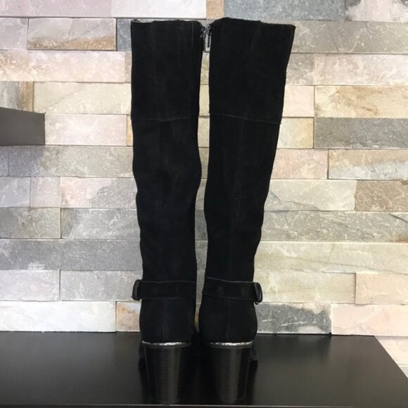 Bandolino Ollia Tall Suede Block Heel Boot - Picture 8 of 11